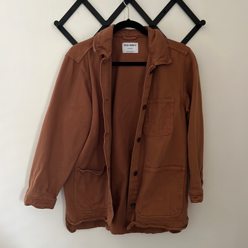 Old Navy Oversized Canvas Utility Jacket